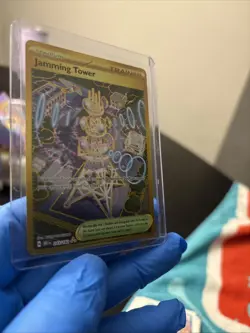 Pokemon TCG Trainer Jamming Tower Card 243/182 Destined Rivals - Image 3