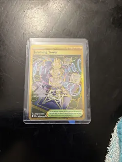 Pokemon TCG Trainer Jamming Tower Card 243/182 Destined Rivals - Image 4