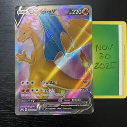 CHARIZARD V SWSH050 Black Star Promo - Champions Path ETB Pokemon TCG - MINT - Image 1