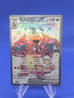 Pokemon Obsidian Flames Charizard ex 215/197 Full Art Ultra Rare NM - Image 1
