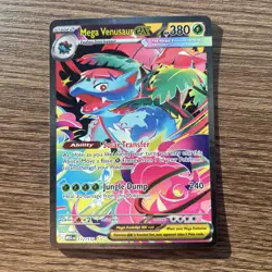 Mega Venusaur EX 177/132 Secret Rare Pokemon Mega Evolution Near Mint Pack Fresh - Image 1
