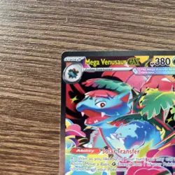 Mega Venusaur EX 177/132 Secret Rare Pokemon Mega Evolution Near Mint Pack Fresh - Image 2