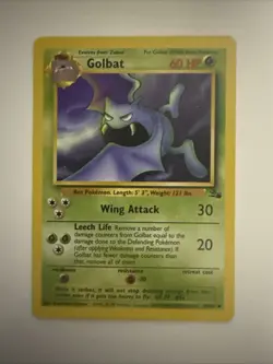 Pokemon TCG Golbat Fossil 34/62 Regular 1999-2000 Wizards Base Set - MP - Image 1