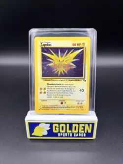 1999 Pokemon TCG Zapdos Holo Rare 15/62 Fossil Base Set - Image 1