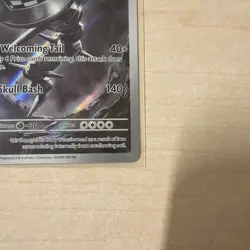 Steelix 150/132 Mega Evolution Holo Illustration Rare Near Mint English Pokemon - Image 3