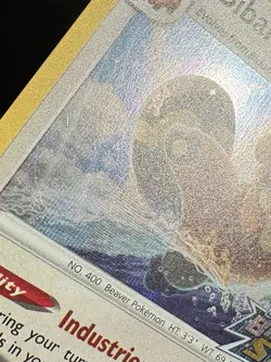 Bibarel SWSH188 PreRelease Pokemon Promo Sword & Shield Rare Holo Card LP - Image 3