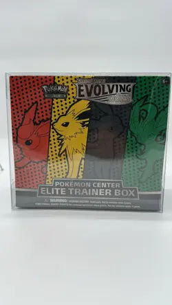 Pokemon SWSH Evolving Skies Elite Trainer Box SEALED With Soft Case - Image 1