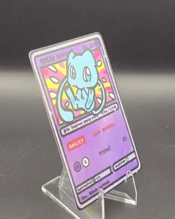 Shiny Mew - HOLO - Lompatan Pertama - Selada Gambar Pokemon Fan Art Card - Image 2
