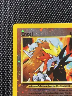 Entei Reverse Holo #34 Swirl WOTC Black Star Promo 2001 Pokemon - Image 2