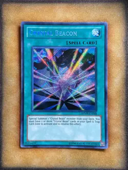 Yugioh Crystal Beacon RYMP-EN048 Secret Rare NM - Image 1