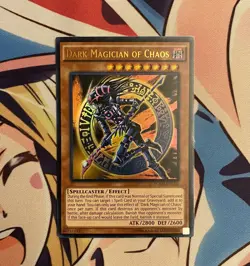 Dark Magician of Chaos - YGLD-ENC02 - Near Mint NM - Ultra Rare - Unlimited - Image 1