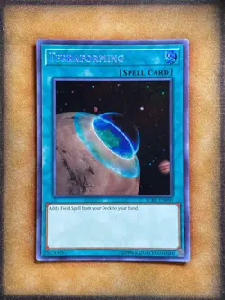 Yugioh Terraforming LCKC-EN090 Secret Rare LP - Image 1