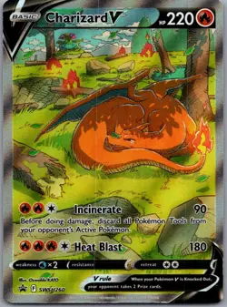 Charizard V - Promo Holo SWSH260 SWSH: Sword & Shield Promo Cards NM - Image 1