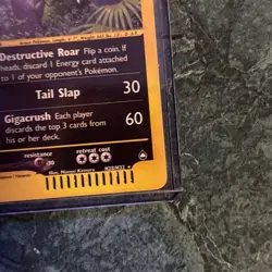 Pokemon TCG Tyranitar Holo Card H28/H32 Aquapolis LP/NM Condition E Series - Image 4