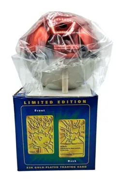 Vintage Sealed Pokemon Togepi 23K Gold-Plated Trading Card With Red Pokeball Dis - Image 3