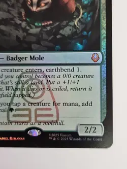 MTG: Badgermole Cub Prerelease Card Foil - Avatar - Image 4