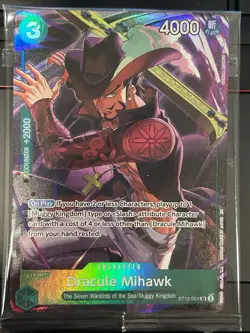 One Piece: Dracule Mihawk (Illustration Box Vol.4) ST12-003 Promo Card NM - Image 1