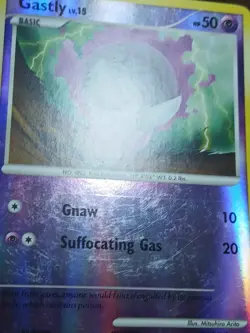 HP Pokemon Card - Gastly Arceus set 64/99 Reverse Holo - Image 4