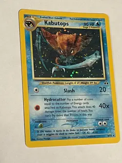 NM Kabutops Holo Unlimited 6/75 Neo Discovery Pokemon Card - Image 1
