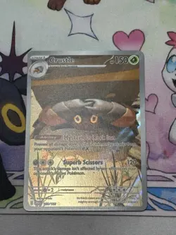 Pokemon Crustle Illustration Rare Holo Card 186/182 Sv10: Destined Rivals - Image 2