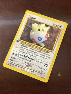 Pokemon TCG Togepi Neo Destiny 1st Edition Uncommon Card - Image 1