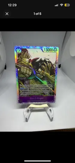 Gol. D. Roger (SR) OP13-064 One Piece Card Carrying On His Will English - Image 1