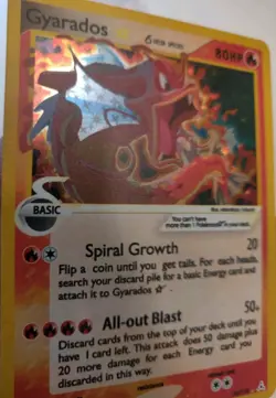 *Custom-made* Good Quality, Gyrados Gold Star"Display Card" - Image 4