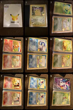 Pokemon Jumbo Oversized 60 Cards Lot w/ Celebrations Binder - Image 1