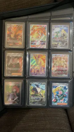 Pokemon Card Collection Binder Lot Rare Near Mint Cards - Image 1