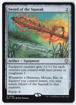Sword of the Squeak R Commander: Bloomburrow 40 NM - Image 1