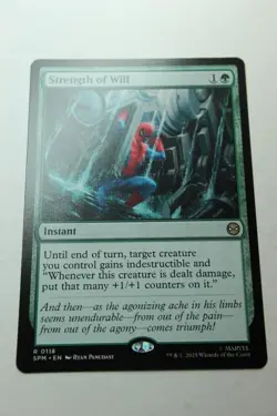 MTG Strength of Will x1- -Marvel's Spider-Man-Near Mint - Image 1