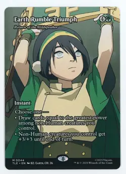 Earth Rumble Triumph #0044 Borderless MTG Avatar: The Last Airbender - Image 1