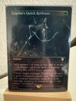 Magic The Gathering: Legolas’s Quick Reflexes Foil. NM. - Image 1