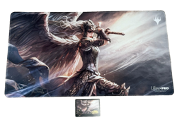 Magali Villeneuve Angel Token Playmat Kickstarter MTG Signed Serialized #212 - Image 1