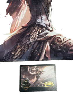 Magali Villeneuve Angel Token Playmat Kickstarter MTG Signed Serialized #212 - Image 4
