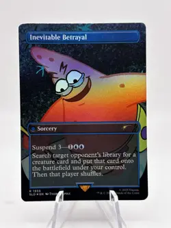 Inevitable Betrayal 1935 Rainbow Foil SpongeBob Secret Lair Drop SLD MTG NM - Image 1