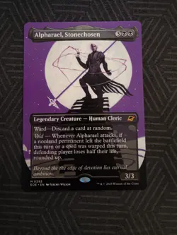 mtg alpharael, stonechosen borderless edge of eternities - Image 1