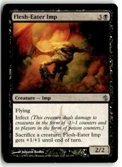 Mirrodin Besieged Flesh-Eater Imp Uncommon - Image 1