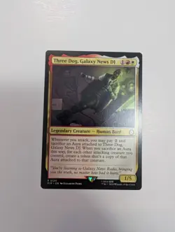 MTG - Three Dog, Galaxy News DJ - Fallout (PIP) NM/M Condition - Image 1
