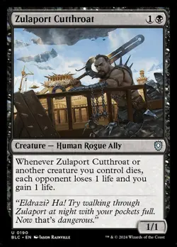 MTG Commander BLB U Zulaport Cutthroat #0190 - Image 1