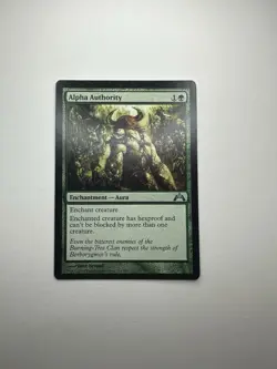 Alpha Authority NM Gatecrash GTC Magic the Gathering MTG Aura Enchantment - Image 1