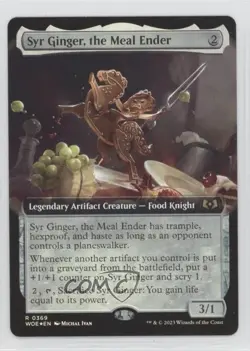 Syr Ginger the Meal Ender (Extended Art) Foil Magic: Wilds of Eldraine WOE #0369 - Image 1