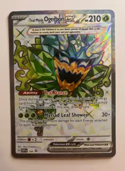 Teal Mask Ogerpon Ex 166 Pokemon Blackstar Promo NM - Image 1