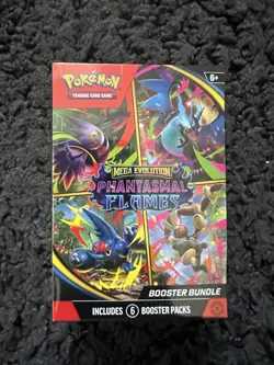 Pokemon TCG Phantasmal Flames Booster Bundle FACTORY SEALED 6 Booster Packs - Image 1