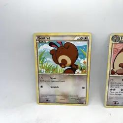 Furret 21/123 & Sentret 80/123 HeartGold & SoulSilver Pokemon TCG Card Lot Pair - Image 2