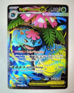 Mega Venusaur ex 155/132 Ultra Rare Pokemon TCG ME01: Mega Evolution NM - Image 1