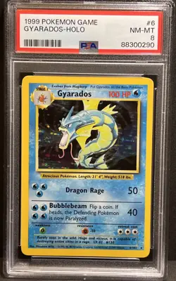 Gyarados Holo #6 PSA 8 1999 Pokemon Game - Image 5