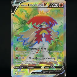 Pokemon TCG Astral Radiance Hisuian Decidueye V Ultra Rare Full Art 173/189 NM - Image 1