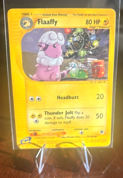 Flaaffy 077/165 Expedition Base Set Regular NM/LP Pokemon TCG Free Shipping - Image 1