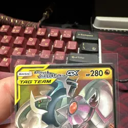 Pokemon TCG Arceus & Dialga & Palkia GX 156/236 Tag Team Cosmic Eclipse - Image 3